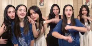 Deretan Foto Mikhayla Bakrie Joget TikTok Bareng Fuji dan Rachel Vennya, Kayak Seumuran!