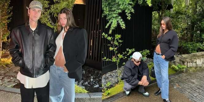 Foto Hailey Bieber Pamer Baby Bump Bareng Justin Bieber, Siap Jadi Orang Tua!