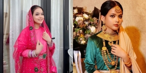 Suka Hollywood, 8 Foto Putri Isnari Pakai Outfit Sari India Warna-warni