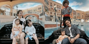 7 Foto Felicya Angelista Ajak Anak Naik Gondola di Macau, Bible dan Zefanya Ceria Banget!