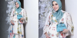 Newborn Photoshoot Baby Djiwa Anak Nadine Chandrawinata dan Dimas Anggara, Gemes Pakai Adat Bali