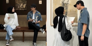 10 Foto Dinda Hauw dan Rey Mbayang Museum Date yang Romantis, Nikah Rasa Masih Pacaran!