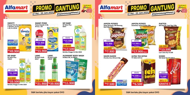 Promo Alfamart Terbaru 27 Mei - 2 Juni, Hemat Belanja di Akhir Pekan!