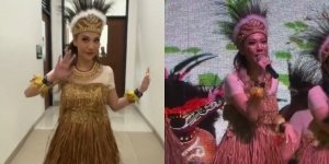 8 Foto BCL Pakai Baju Adat Papua di Pentas Sekolah Anaknya, Cantik Banget!