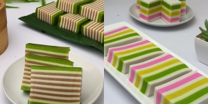 Resep Lapis Tepung Kanji, Super Lembut dan Kenyal