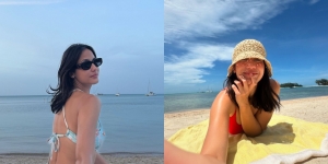 Gaya Pevita Pearce Selama Liburan di Thailand, Asyik Berjemur di Pantai Setiap Hari 