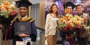 10 Foto Betrand Peto Wisuda SMA, Setia Didamping Sarwendah dan Ruben Onsu