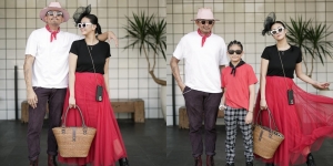 Satu Keluarga Fashionable Abis! Foto Ryan Delon, Sharena, dan Ryshaka OOTD Gaya Vintage Sukses Bikin Kagum Netizen