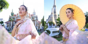 10 Foto Tasya Farasya Jalani Pemotretan di Bangkok, Tampil Menawan Bak Ratu Berbusana khas Thailand