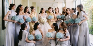 Beby Tsabina Unggah Foto bareng Para Bridesmaid, Salah Satunya Ada Idol K-Pop!