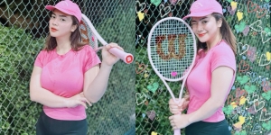 Deretan Foto Felicya Angelista Main Tenis Pakai Outfit Serba Pink, Pinky Lovers Abis!