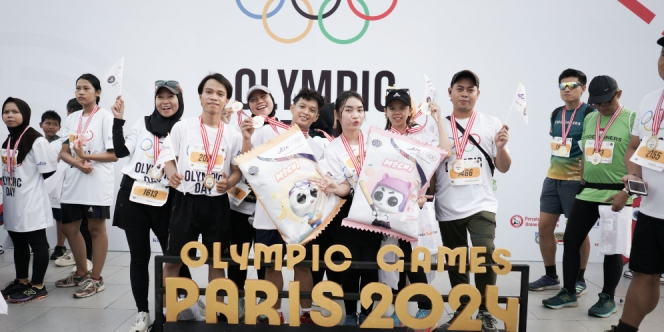 Olympic Day 2024: #MenujuParisBersorakUntukIndonesia, Aice dan NOC Ajak Masyarakat Beri Dukungan Atlet di Olimpiade Paris 2024