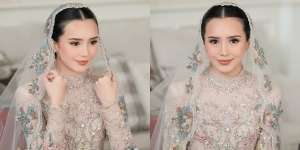 Foto-Foto Riasan Beby Tsabina di Momen Ngunduh Mantu, Tampilkan Pesona Khas Ningrat dengan Makeup Super Flawless