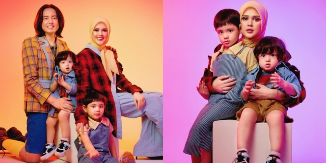 Keluarga Harmonis, Ini Foto Photoshoot Terbaru Cut Meyriska dan Roger Danuarta Bareng Kedua Anaknya!