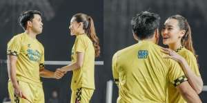 10 Foto Thariq Halilintar dan Aaliyah Massaid Menang Tanding Badminton, Mesra Didepan Penonton