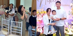 Anteng Banget Dipangku Aunty, Ini 7 Foto Baby Kamari Anak Jenifer Coppen saat Main Bareng Syifa Hadju