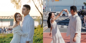10 Foto Pre-Wedding Beby Tsabina dan Rizki Natakusumah yang Baru Terungkap, Vibesnya Romantis bak Drama Korea!