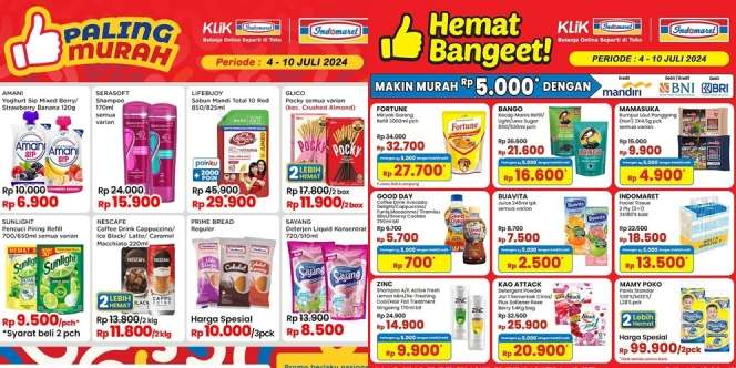 Promo Indomaret Periode 4-10 Juli 2024, Belanja Jadi Makin Hemat