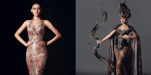 10 Foto Busana yang Dipakai Harashta Haifa Zahra saat Kompetisi Miss Supranational 2024