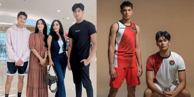 Anak Maudy Koesnaedi dan Diah Permatasari Didapuk Jadi Model Jersey Indonesia untuk Olimpiade Paris, Dua-duanya Ganteng Abis!