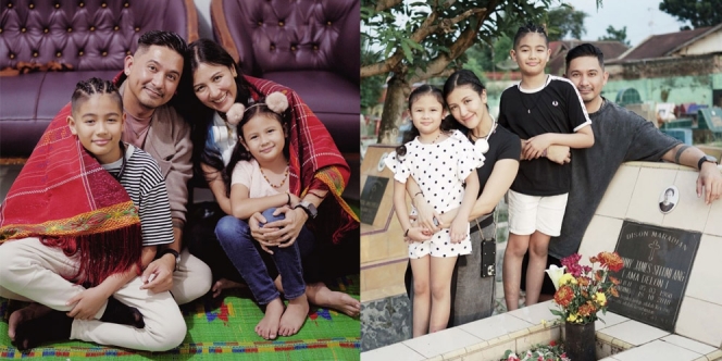 10 Foto Ryan Delon Boyong Istri dan Anak Pulang Kampung ke Medan, Ketemu Keluarga Besar hingga Ziarah Makam Sang Papa