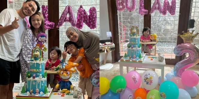 Deretan Foto Ultah Ke-2 Bulan, Anak Ketiga Ananda Omesh yang Cantik dan Gemesin Abis