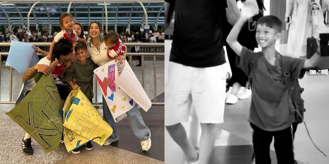 Momen Keluarga Jennifer Bachdim Jemput Anak Kedua di Bandara, Terbang Sendiri dari Belanda ke Bali