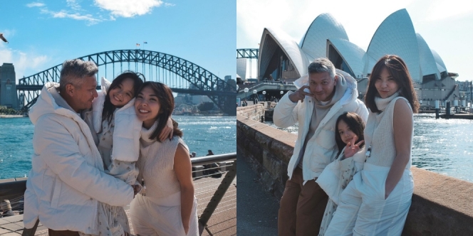 Menolak Broken Home, Begini Bahagianya Gempita Nora Marten saat di Sydney Harbour Bridge Gandeng Gading dan Gisella Anastasia