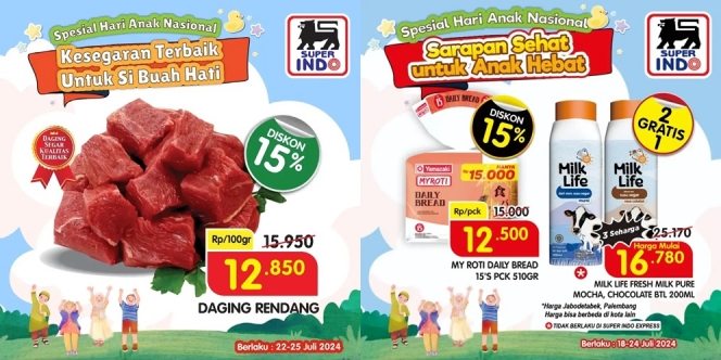 Spesial Hari Anak Nasional! Promo Superindo untuk Menu Sarapan Sehat