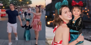 10 Foto Shandy Aulia Liburan ke Disney Sea Tokyo Bareng Anak dan Mantan Suami, Tetap Kompak Meski Sudah Bercerai
