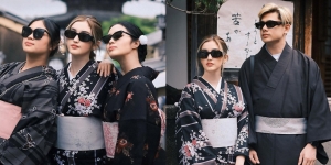 10 Potret Ranty Maria Pakai Kimono saat Liburan di Jepang, Cantik Banget kayak Boneka!
