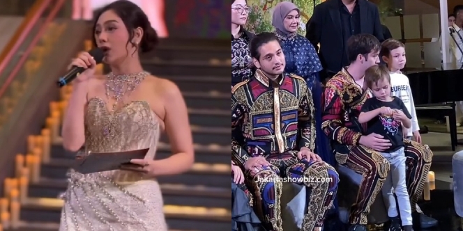 Celine Evangelista Tetap Profesional Kerja Bareng Stefan William, Sang Anak Lari Menghampiri Ayahnya Minta Dipangku