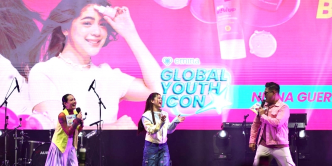 Emina Perkenalkan Niana Guerrero Sebagai Emina's Youth Global Icon di Eureka Fest 2024, Tampil Authentically Bright!