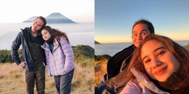 Mountain Date, Begini Gemasnya Tissa Biani dan Dul Jaelani saat Mendaki Gunung Prau Bareng
