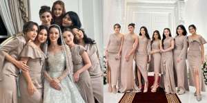 8 Foto Bridesmaid di Pernikahan Susan Sameh yang Disebut Bertabur Bintang, Ada Natasha Wilona hingga Indah Permatasari