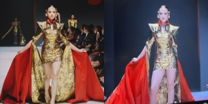 8 Foto Laura Moane Tampil di Atas Catwalk, Cantiknya Elegan dan Berkelas!