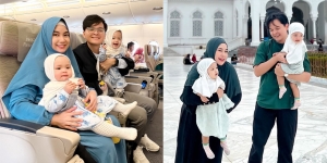 10 Foto Anisa Rahma dan Suami Boyong Anak-Anak ke Aceh, Si Kembar Tampak Gemas saat Pakai Kerudung