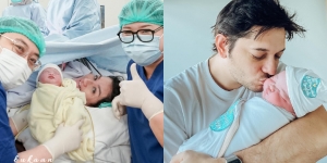 10 Foto Tengku Dewi Melahirkan Anak Kedua, Hadir Pula Andrew Andika yang Tampak Bahagia