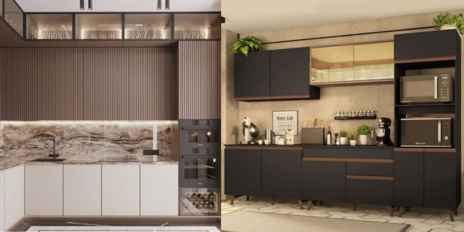 8 Gaya Desain Kitchen Set Bahan HPL yang Budgetless tapi Terlihat Mewah Mempesona