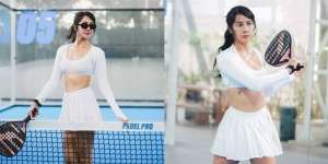 8 Gaya Anya Geraldine saat Main Padel Tennis, Tetap Slay Meski Banjir Keringat