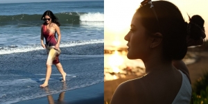 Disebut Belum Move On, Ini 8 Foto Marsha Aruan yang Asyik Healing di Pantai