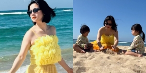 8 Foto Felicya Angelista Liburan Bareng Anak-anaknya di Bali, Aura Cantiknya Bikin Silau!