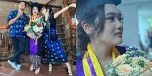 Penuh Rasa Bangga, Ini 8 Foto Hesti Purwadinata dan Suami Hadir di Wisuda Sang Anak