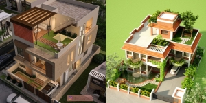 8 Desain Rumah 2 Lantai dengan Rooftop yang Kece untuk Bersantai, Bisa Bikin Kebun Atap Juga!