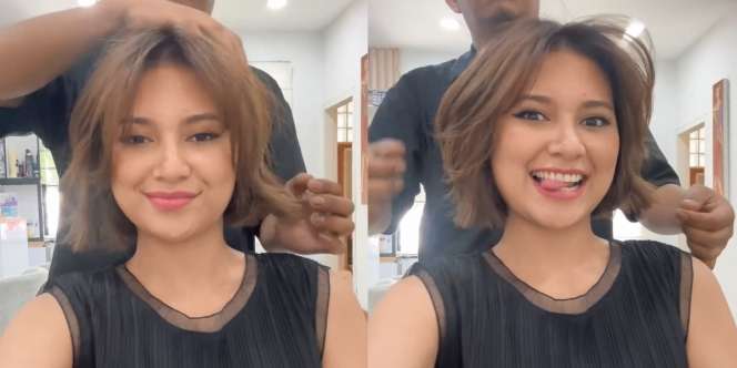 8 Foto Terbaru Indah Permatasari Tampil dengan Rambut Pendek, Fresh Banget!