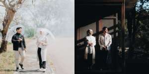 10 Inspirasi Prewedding ala Korea dengan Hijab, Cocok untuk Kamu yang Nggak Jago Pose