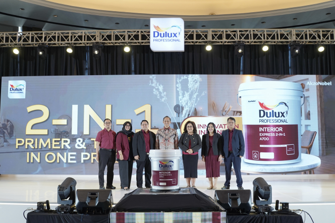 AkzoNobel Perkenalkan Dulux Professional Interior Express 2-in-1, Inovasi Cat Interior Pertama di Indonesia Tanpa Sealer