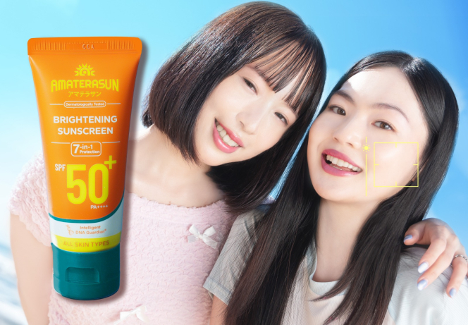 Sunscreen Multifungsi Favorit Baru: Amaterasun Brightening Sunscreen Hadir dengan Proteksi Maksimal dan Efek Cerah Seketika