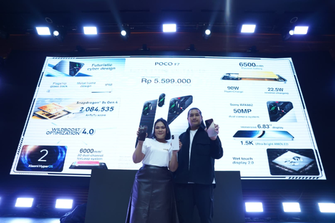 POCO F7 Resmi Meluncur: Desain Futuristik, Performa Gahar, dan Harga Tetap Bersahabat