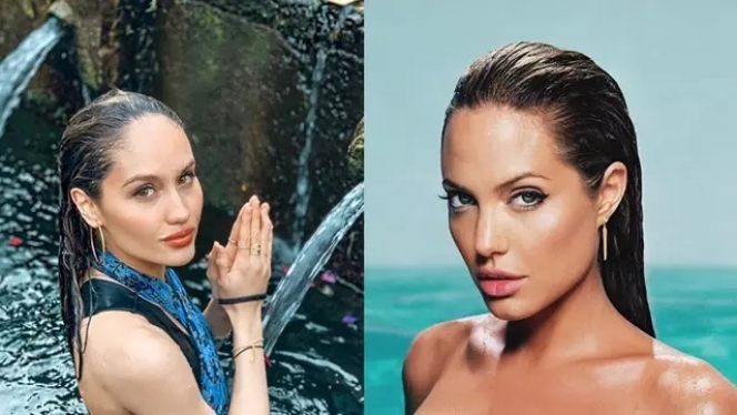 Seperti Bercermin, Ini 5 Potret Cinta Laura yang Disebut Mirip dengan Angelina Jolie